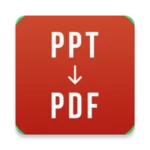 ppt to pdf converter android application logo